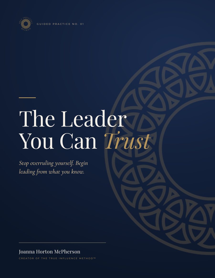 Cover of The Leader You Can Trust